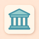 icon_entertainment_bank_flat_pastel icon preview