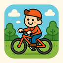 icon_entertainment_bicycle_cartoon icon preview