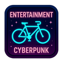 icon_entertainment_bicycle_cyberpunk icon preview