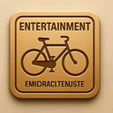 icon_entertainment_bicycle_embossed icon preview