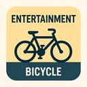 icon_entertainment_bicycle_flat_design icon preview