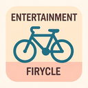 icon_entertainment_bicycle_flat_pastel icon preview