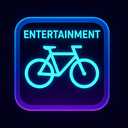 icon_entertainment_bicycle_futuristic icon preview