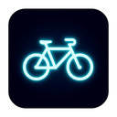 icon_entertainment_bicycle_glow_effect icon preview