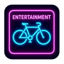 icon_entertainment_bicycle_neon icon preview
