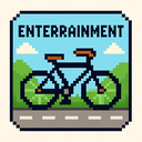 icon_entertainment_bicycle_pixel_art icon preview