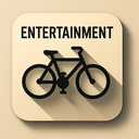icon_entertainment_bicycle_shadow_effect icon preview