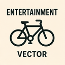 icon_entertainment_bicycle_vector icon preview