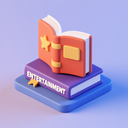 icon_entertainment_book_3d_isometric icon preview