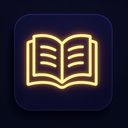 icon_entertainment_book_glow_effect icon preview