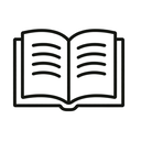 icon_entertainment_book_minimal_outline icon preview