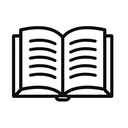 icon_entertainment_book_monochrome icon preview