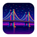 icon_entertainment_bridge_digital_glitch icon preview