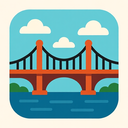 icon_entertainment_bridge_flat_design icon preview