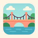 icon_entertainment_bridge_flat_pastel icon preview