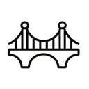 icon_entertainment_bridge_line_art icon preview