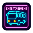 icon_entertainment_bus_neon icon preview