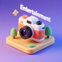 icon_entertainment_camera_3d_isometric icon preview