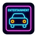 icon_entertainment_car_neon icon preview