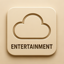 icon_entertainment_cloud_embossed icon preview