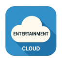 icon_entertainment_cloud_flat_design icon preview