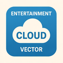 icon_entertainment_cloud_vector icon preview