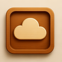 icon_entertainment_cloud_wooden icon preview
