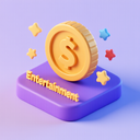 icon_entertainment_coin_3d_isometric icon preview