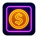 icon_entertainment_coin_neon icon preview