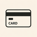 icon_entertainment_credit_card_minimalist icon preview