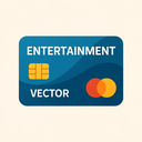 icon_entertainment_credit_card_vector icon preview