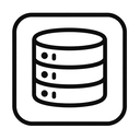 icon_entertainment_database_monochrome icon preview