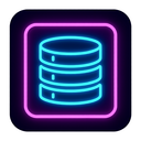 icon_entertainment_database_neon icon preview