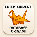 icon_entertainment_database_origami icon preview