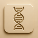 icon_entertainment_dna_strand_embossed icon preview