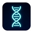 icon_entertainment_dna_strand_glow_effect icon preview