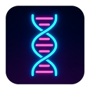 icon_entertainment_dna_strand_neon icon preview