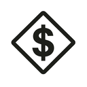 icon_entertainment_dollar_sign_asymmetrical icon preview