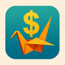 icon_entertainment_dollar_sign_origami icon preview