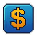 icon_entertainment_dollar_sign_pixel_art icon preview