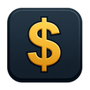 icon_entertainment_dollar_sign_sharp_edges icon preview