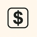 icon_entertainment_dollar_sign_simplified icon preview