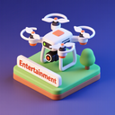 icon_entertainment_drone_3d_isometric icon preview