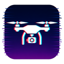 icon_entertainment_drone_digital_glitch icon preview