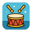 icon_entertainment_drum_cartoon icon preview