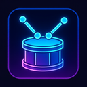 icon_entertainment_drum_futuristic icon preview
