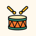 icon_entertainment_drum_geometric icon preview