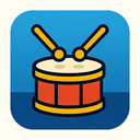 icon_entertainment_drum_modern icon preview