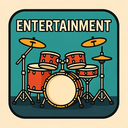 icon_entertainment_drum_retro icon preview