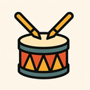 icon_entertainment_drum_sharp_edges icon preview